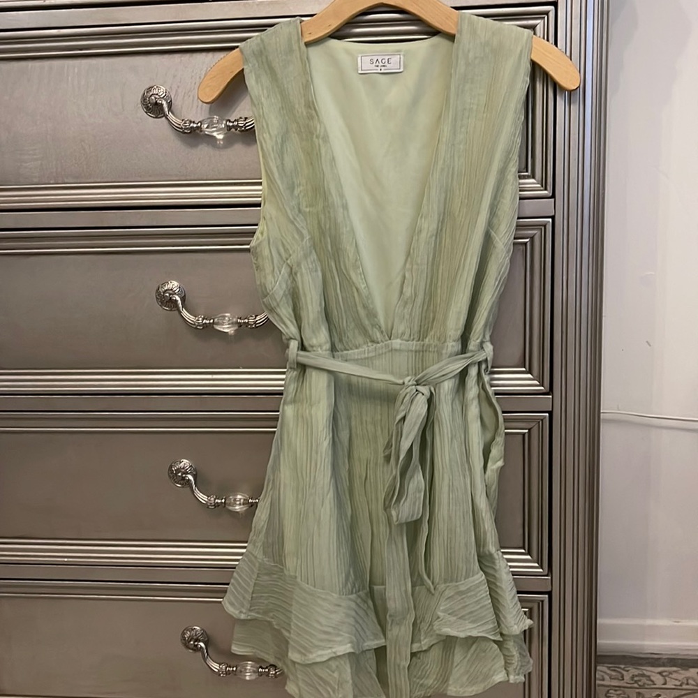 Green dress